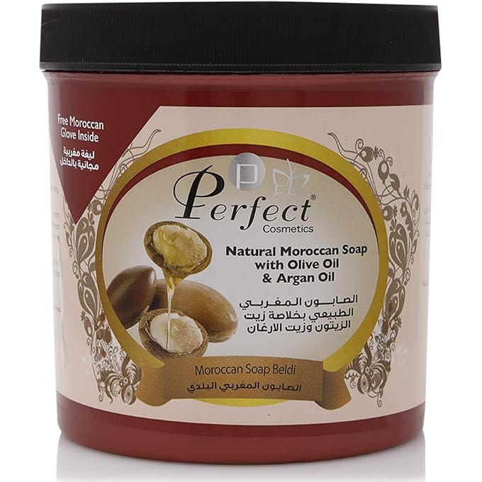 Perfect Natural Olive & Argan Oil Morocan Soap - 1000 ml - Image 1